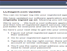 Tablet Screenshot of llcagent.com